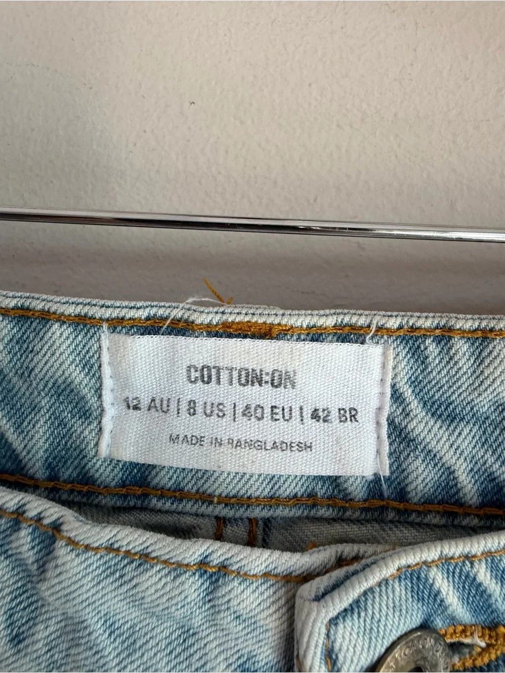 Cotton On Light Blue Denim Jean Shorts